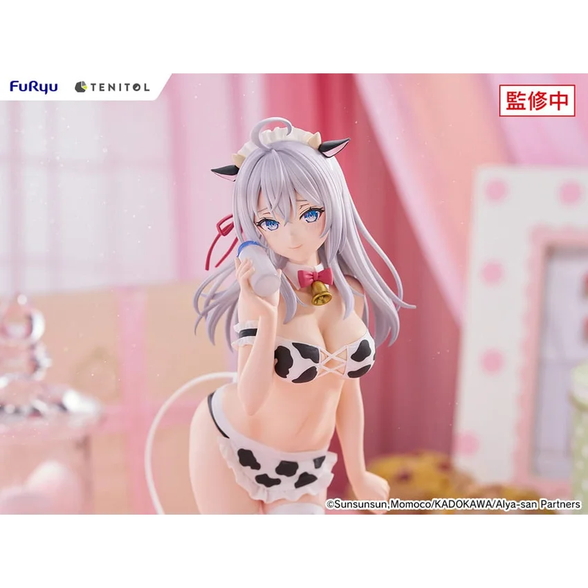 Alya Sometimes Hides Her Feelings in Russian Tenitol Tall PVC Statue Alya Cow Costume Ver. 29 cm